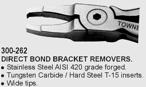 Direct Bond Bracket Removers